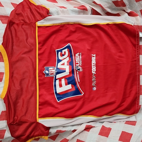 Reversible Youth Large Kansas City Chiefs Jersey - NFL Flag Football - Picture 4 of 4